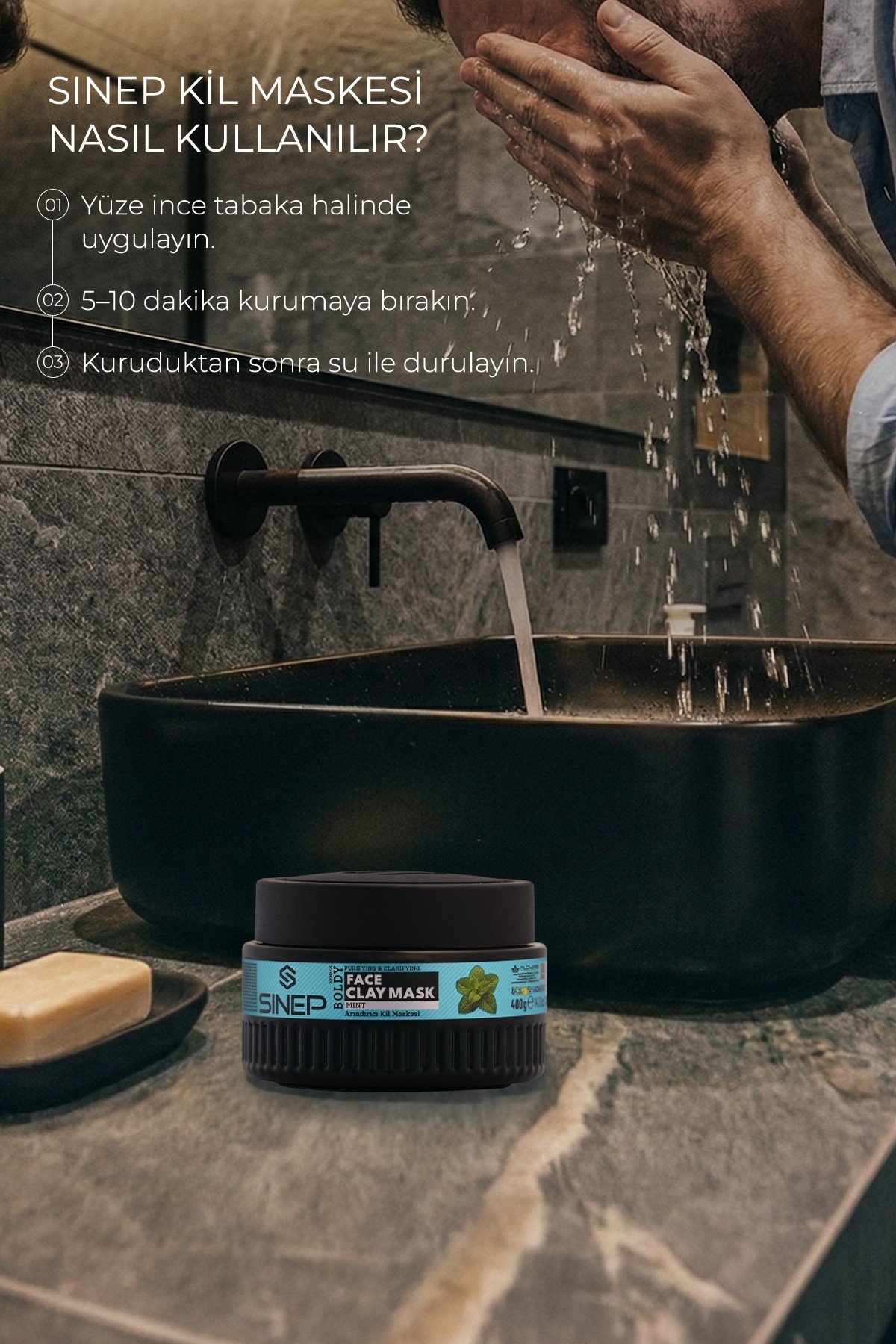 SINEP ARINDIRICI KİL MASKESİ