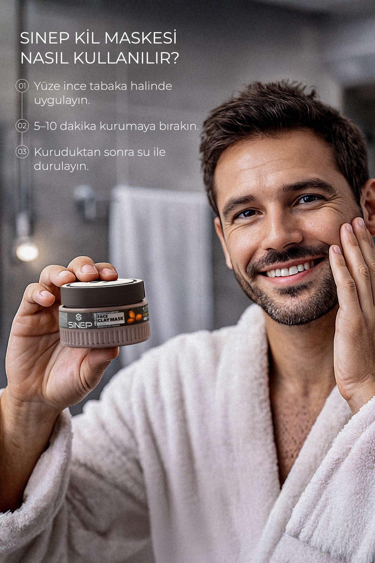 SINEP ARINDIRICI KİL MASKESİ