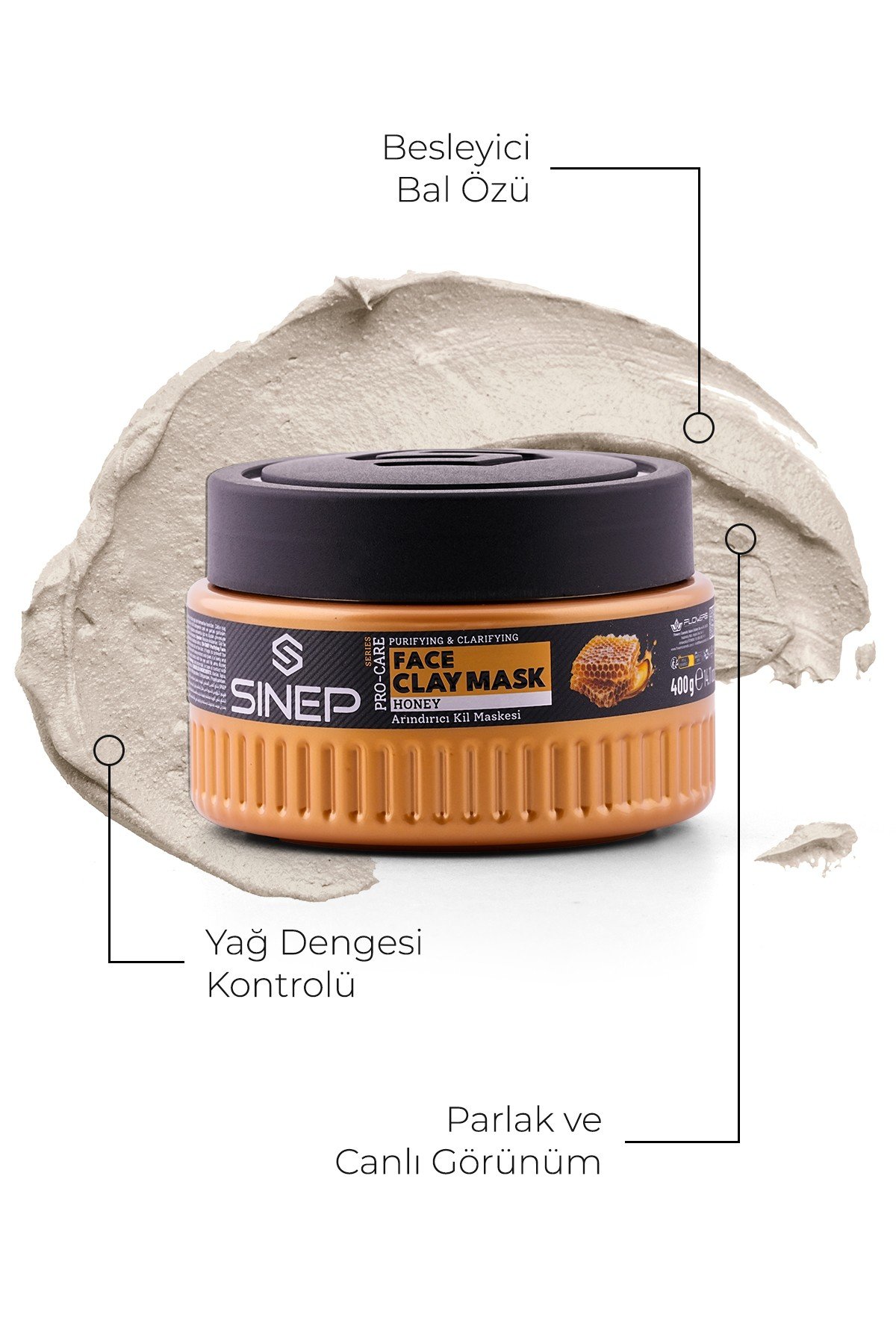 SINEP ARINDIRICI KİL MASKESİ