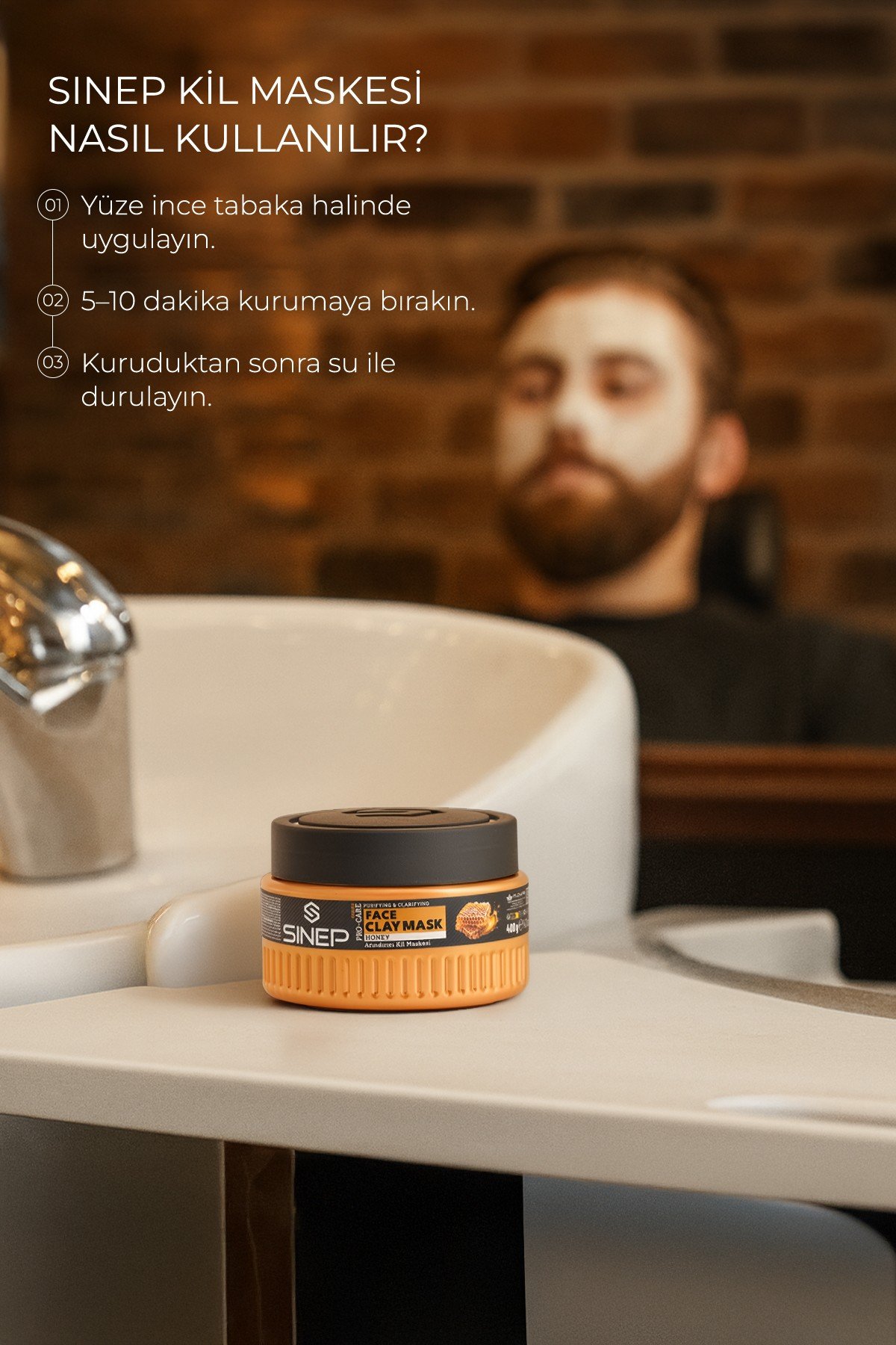 SINEP ARINDIRICI KİL MASKESİ