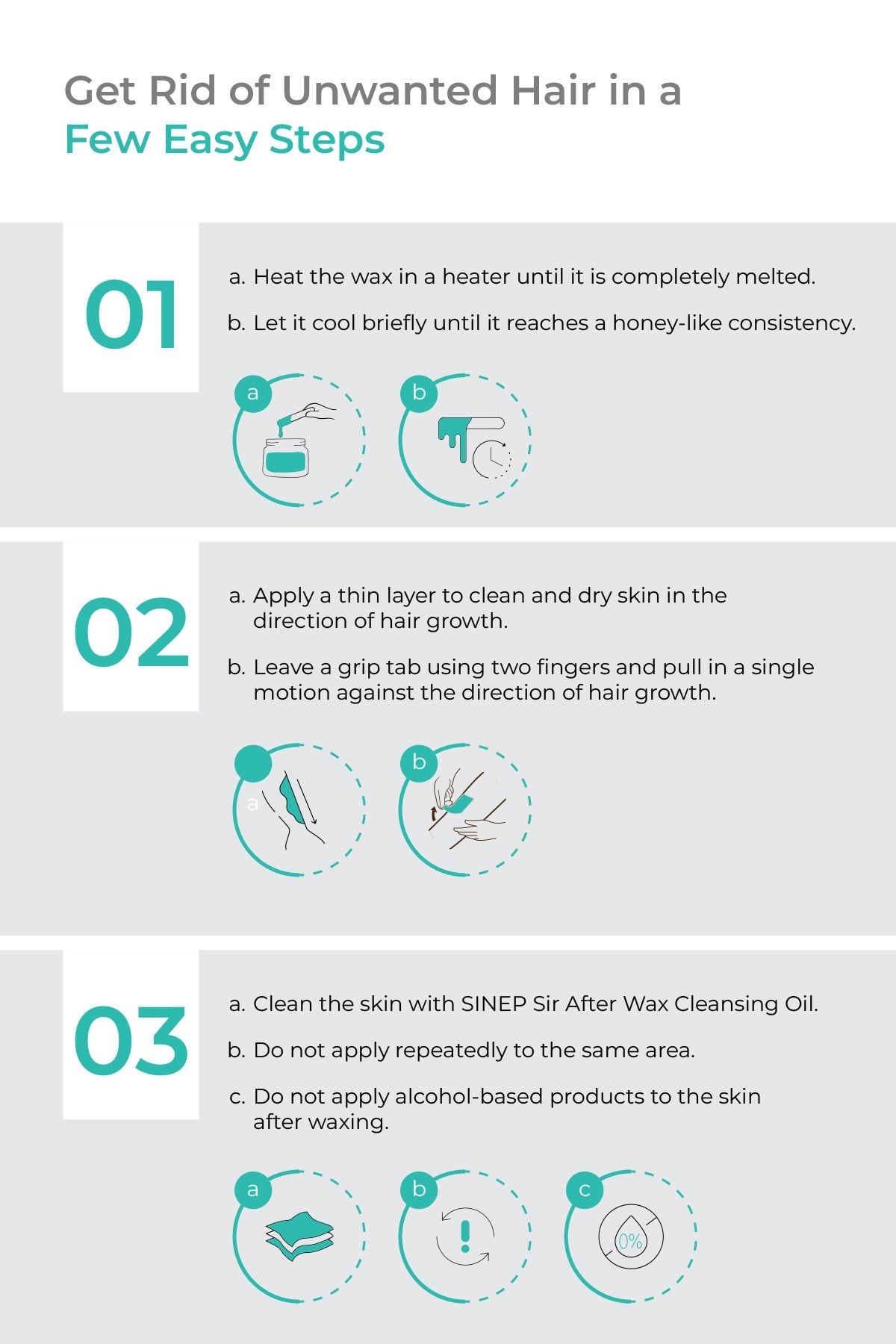 SINEP PROFESSIONAL HAND WAX