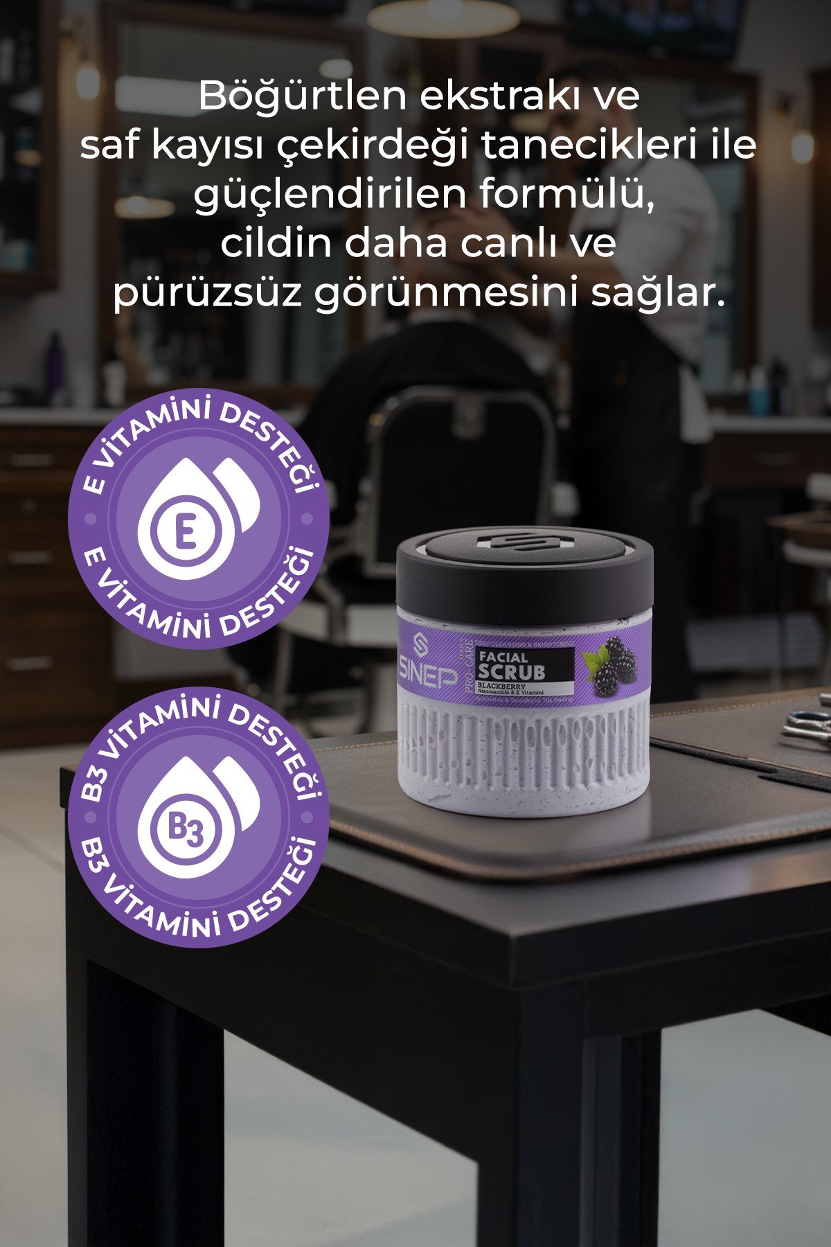 SINEP AYDINLATICI & TEMİZLEYİCİ YÜZ SCRUB