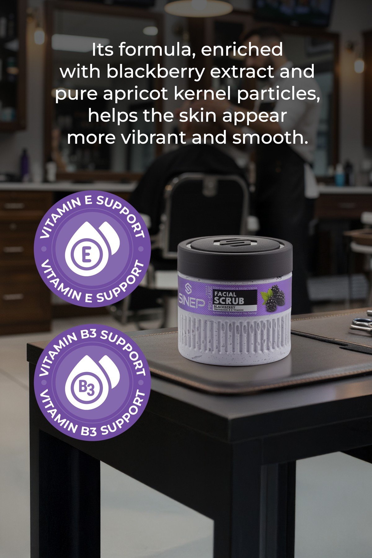 SINEP BRIGHTENING & CLEANSING FACE SCRUB