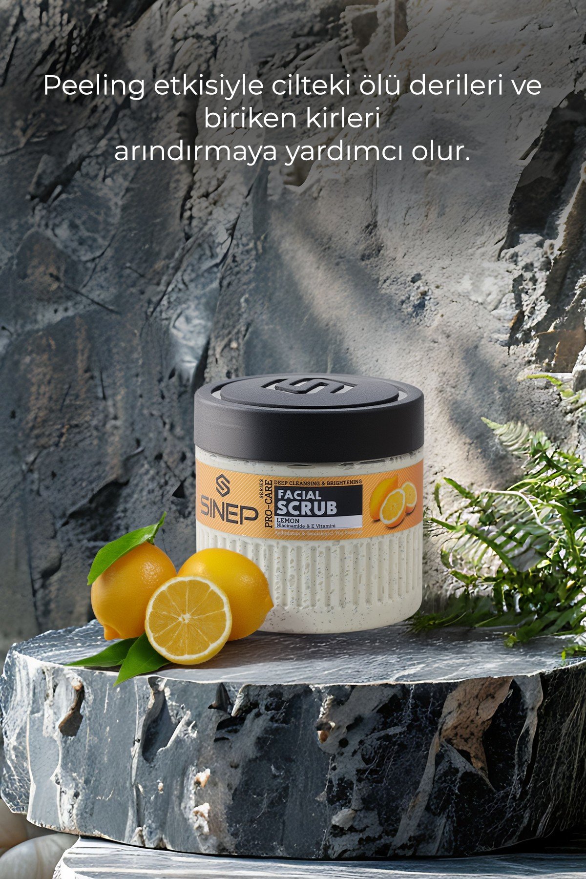 SINEP AYDINLATICI & TEMİZLEYİCİ YÜZ SCRUB