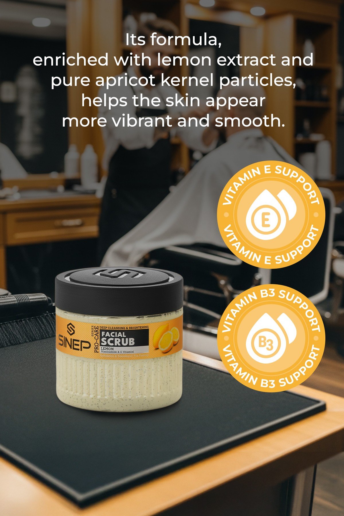 SINEP BRIGHTENING & CLEANSING FACE SCRUB