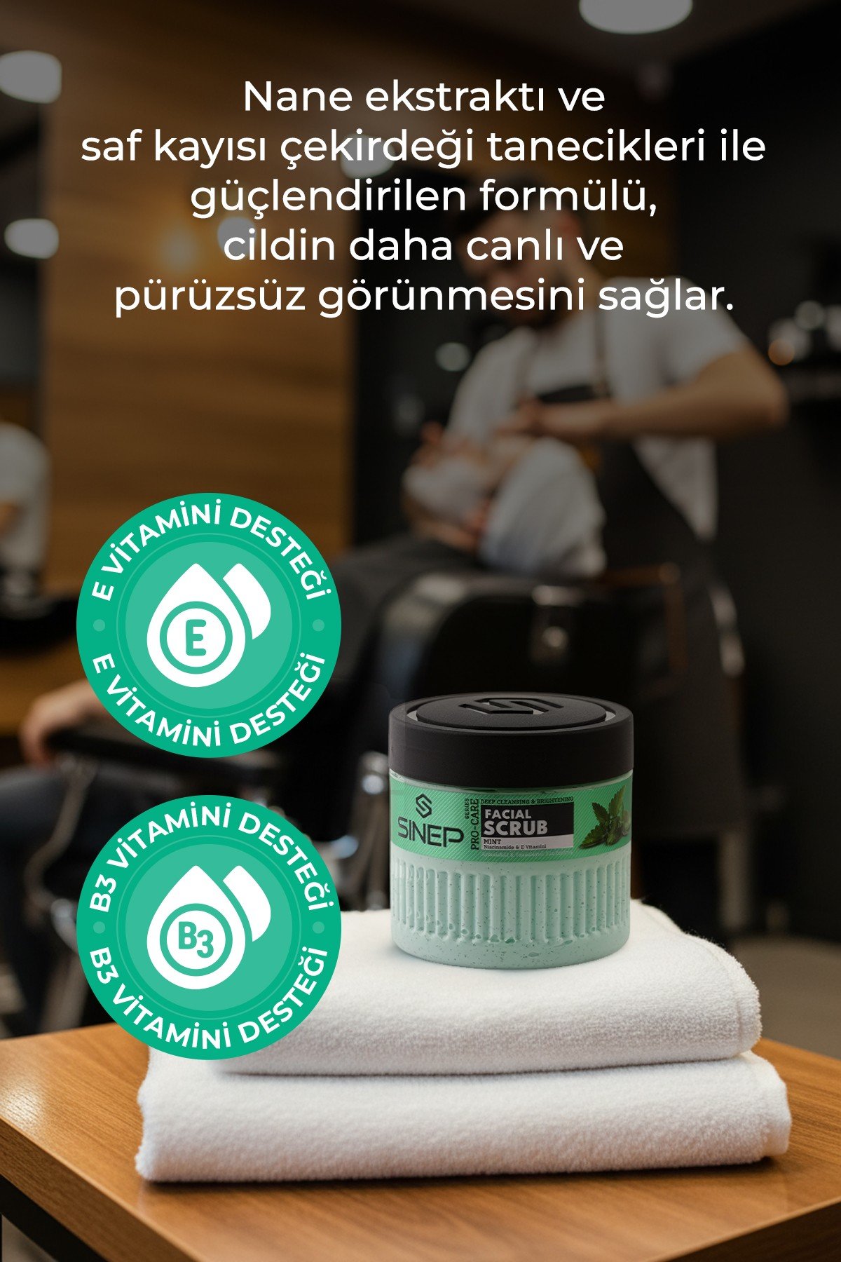 SINEP AYDINLATICI & TEMİZLEYİCİ YÜZ SCRUB
