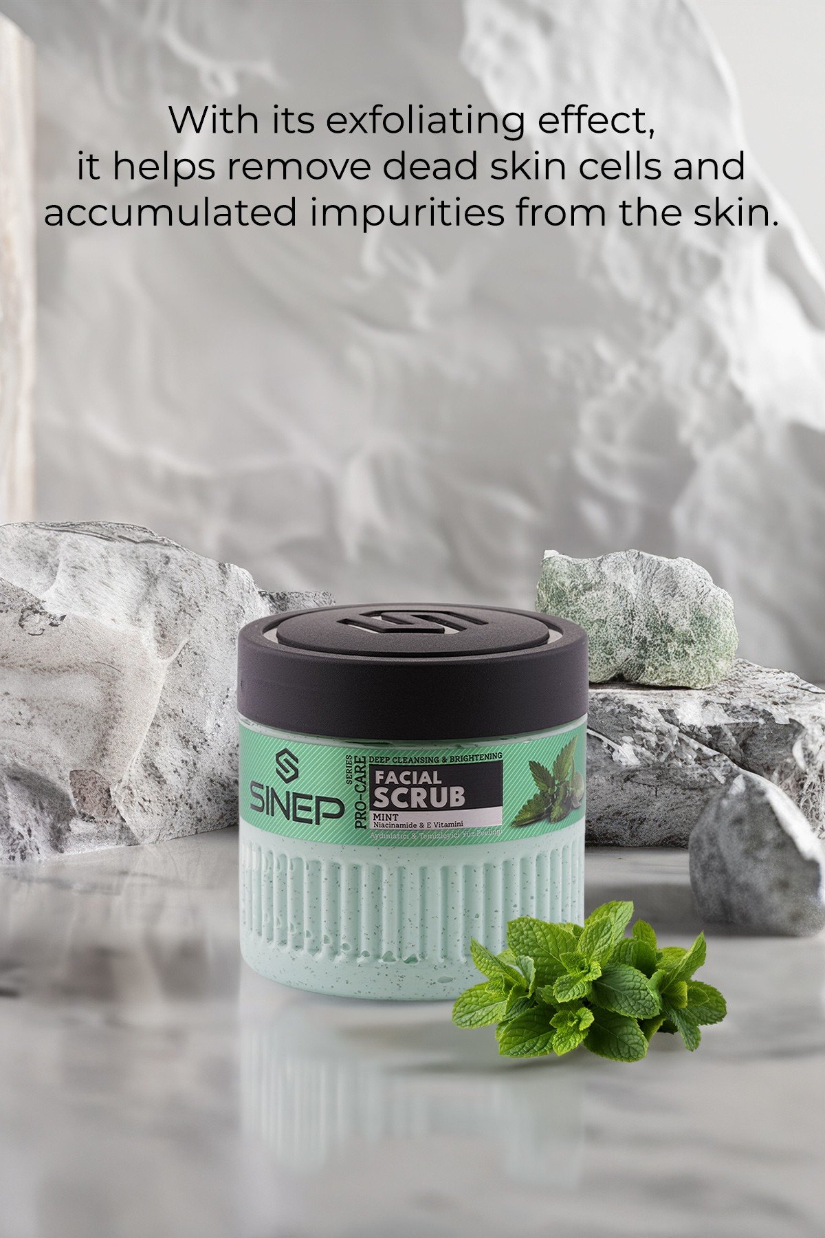 SINEP BRIGHTENING & CLEANSING FACE SCRUB