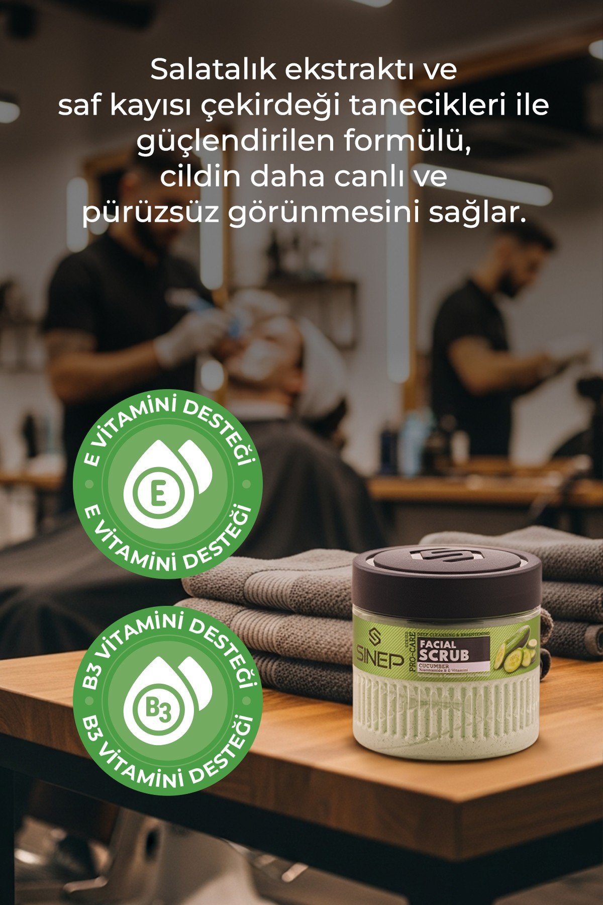 SINEP AYDINLATICI & TEMİZLEYİCİ YÜZ SCRUB