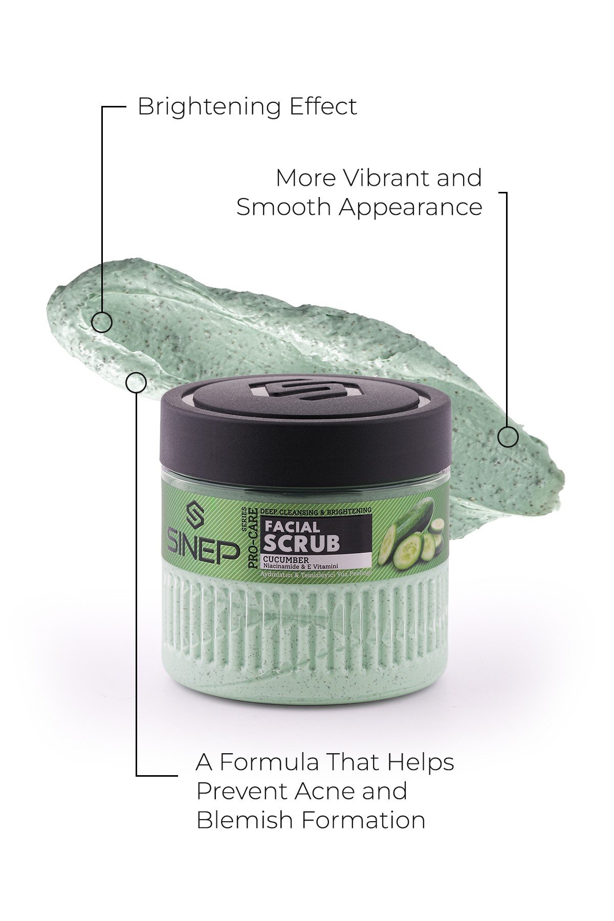 SINEP BRIGHTENING & CLEANSING FACE SCRUB