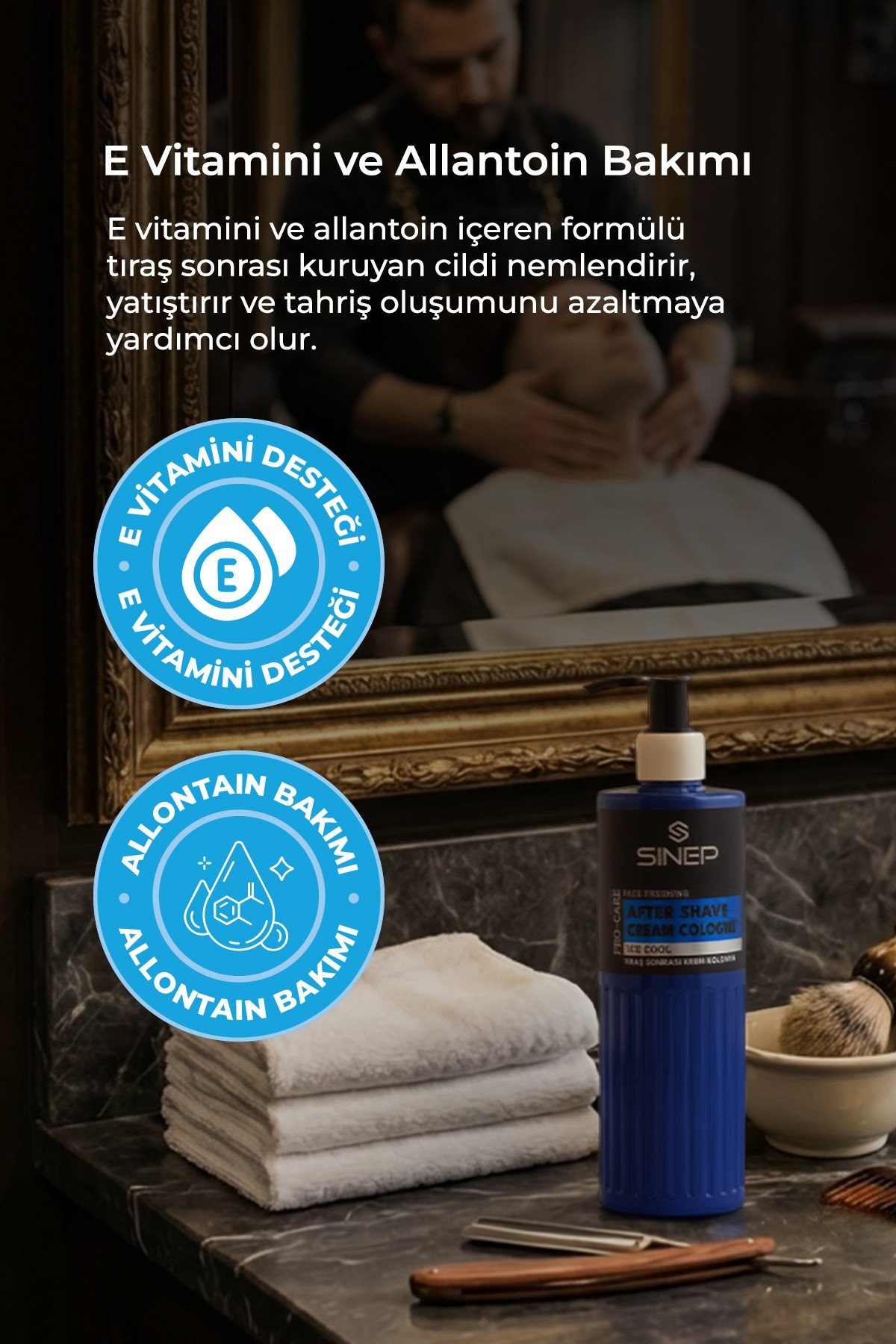 SINEP TIRAŞ SONRASI KREM KOLONYA