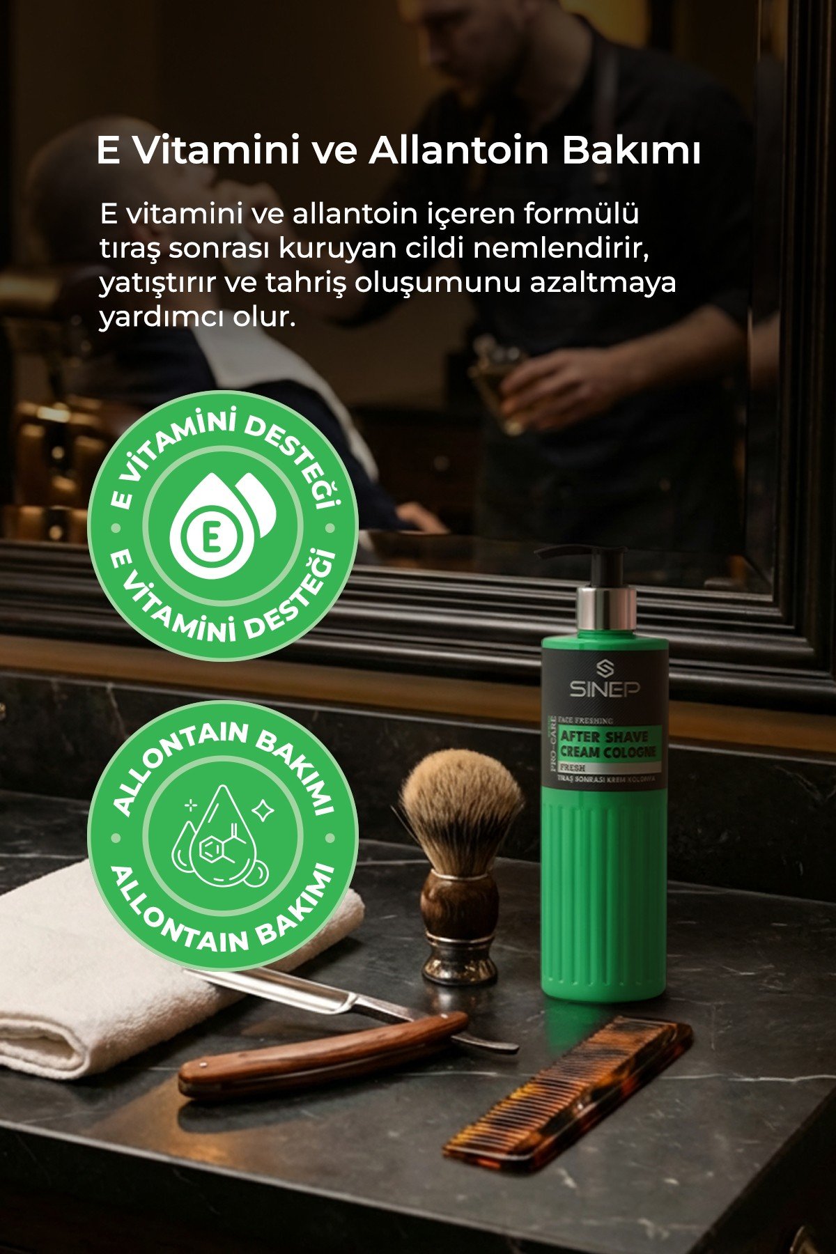 SINEP TIRAŞ SONRASI KREM KOLONYA