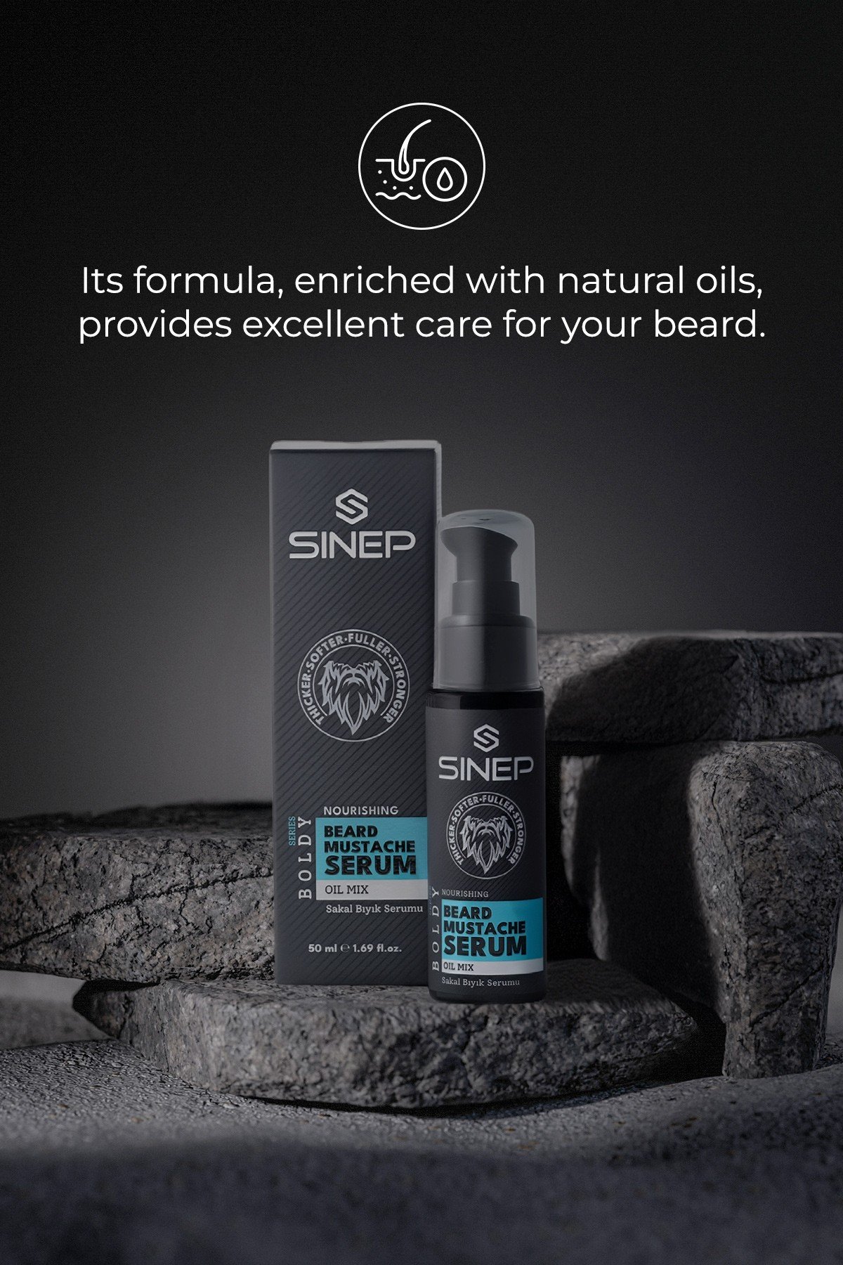 SINEP BEARD & MUSTACHE SERUM