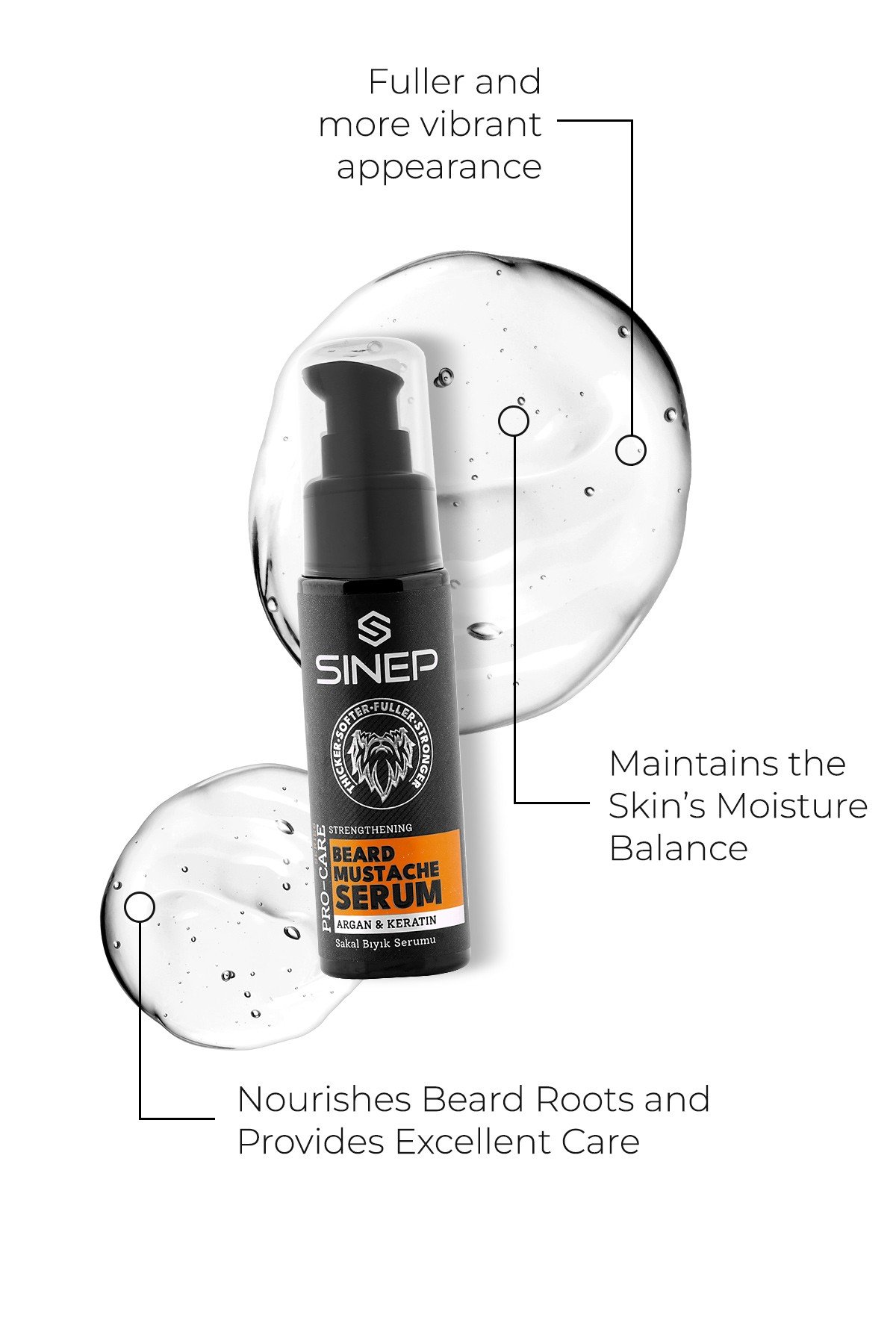 SINEP BEARD & MUSTACHE SERUM