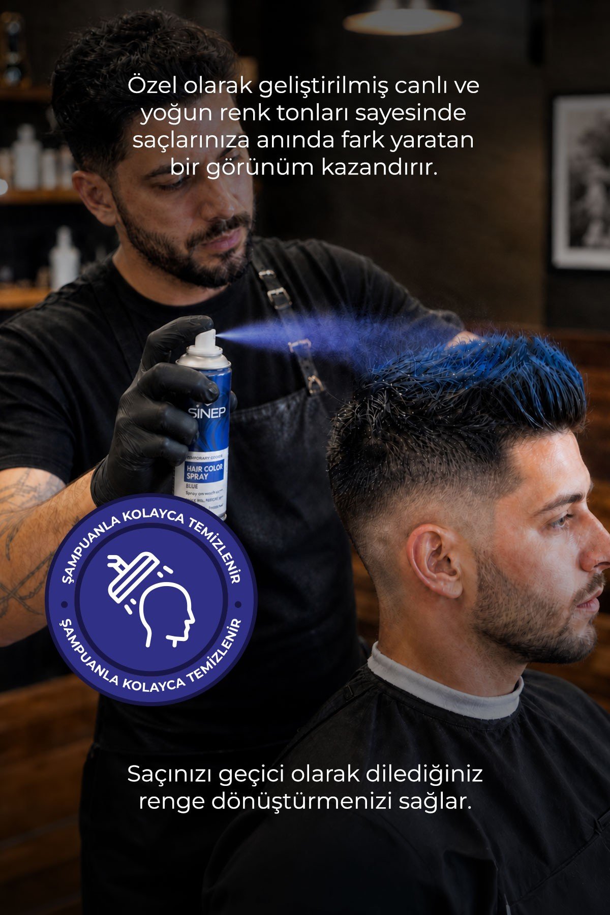 SINEP RENKLİ SAÇ SPREYİ